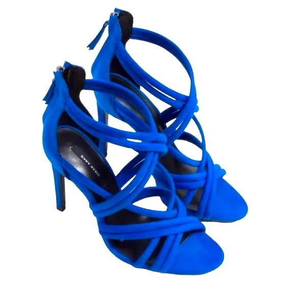 Zara royal blue heels. Size: 38. Original box not included. - Picture 1 of 3